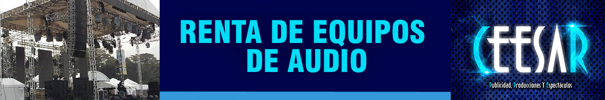 Renta de equipos de audio y video